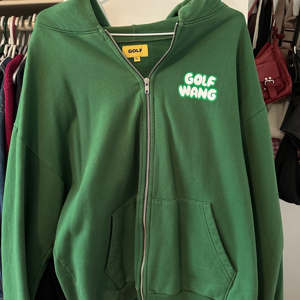 Golf Wang Forest Green Zip-Up Hoodie